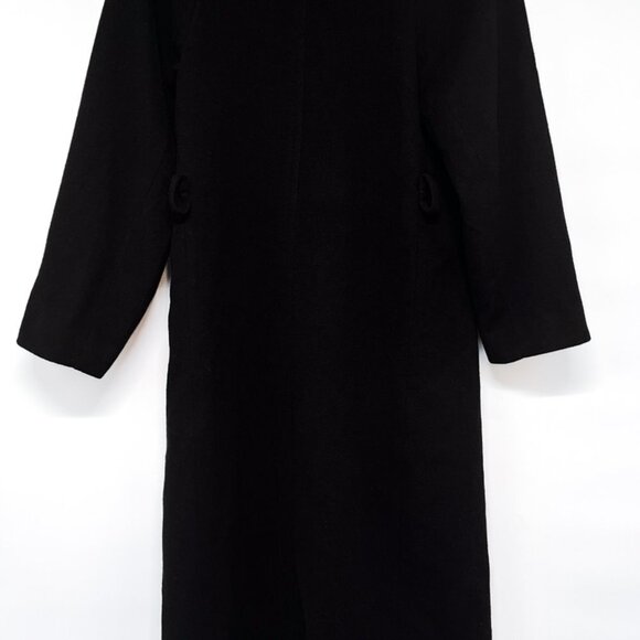 Vintage Long Full Length Steve by Searle Wool Maxi Peacoat Overcoat Jacket Coat - Picture 10 of 11